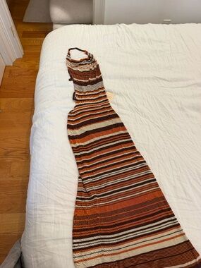 Aya Muse Striped Long Dress
